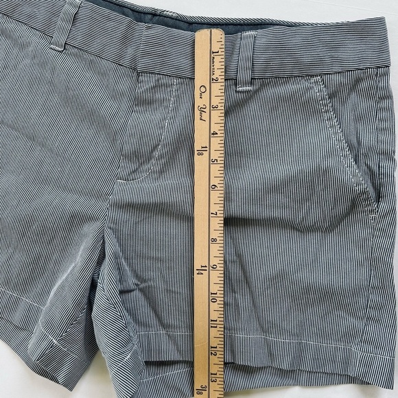 TOMMY HILFIGER Cotton Denim Pinstripe Shorts - Picture 4 of 5
